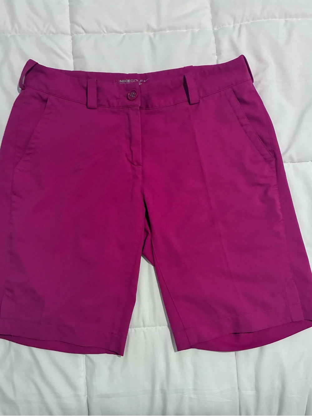 Nike Women's Fuchsia Golf Shorts